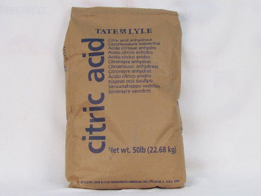 Citric Acid, INSTORE PICK UP ONLY, DOES NOT SHIP, Bulk (50 Pound) - Bulk Food Warehouse