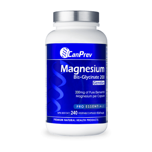 Magnesium Bis-Glycinate 200mg - Capsules by CanPrev | Bulk Food Warehouse