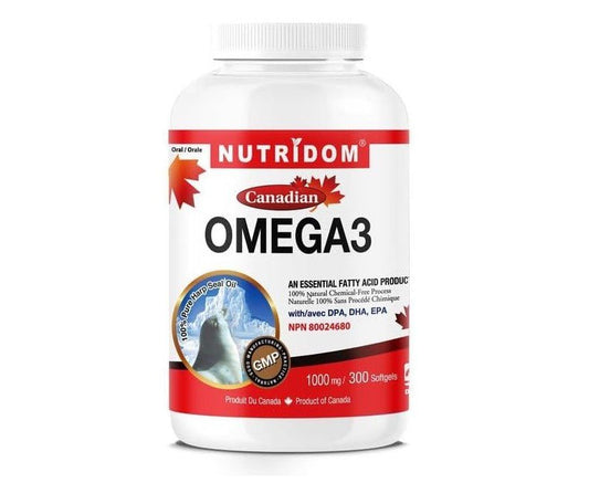 Omega3 1000mg by Nutridom | Bulk Food Warehouse - Bulk Food Warehouse