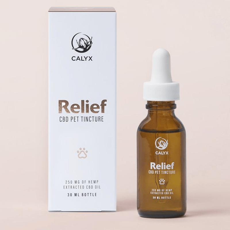 RELIEF 250mg CBD Tincture for Pets by Calyx Wellness - Bulk Food Warehouse
