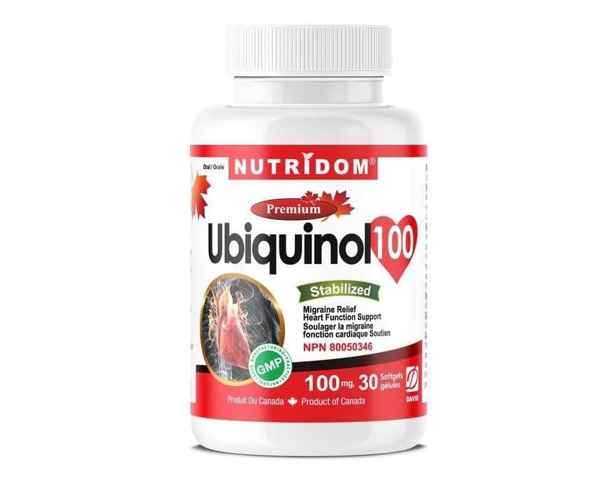 Ubiquinol 100 by Nutridom | Bulk Food Warehouse - Bulk Food Warehouse